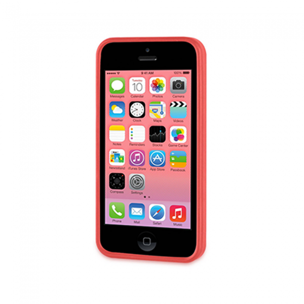 Gear4 IceBox Edge iPhone 5c Case - Coral - Front View