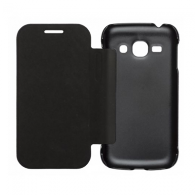 Case-It Slimline Folio Galaxy Ace 3 Case - Black - Open View