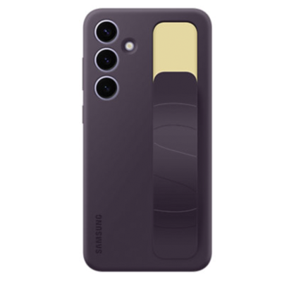 Samsung Standing Grip Galaxy 24 Case - Dark Violet - Open View
