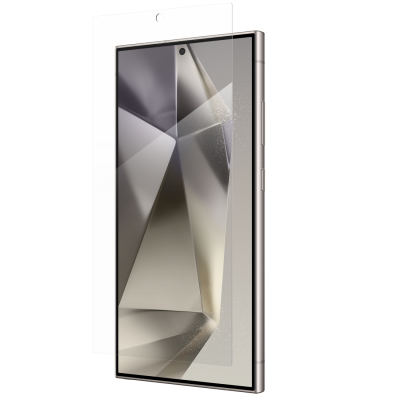 ZAGG InvisibleShield Flex XTR3 Protect Galaxy S24 Ultra Screen Protector - Clear - Side View