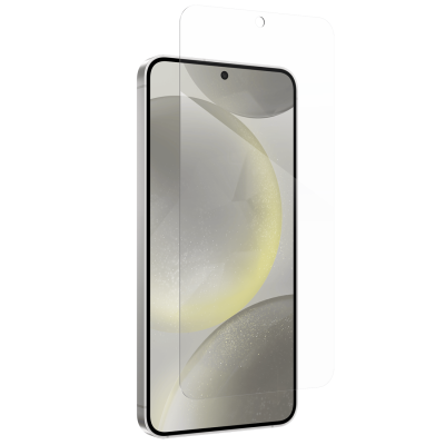 ZAGG InvisibleShield Glass Elite Tempered Glass Galaxy S24 Screen Protector - Clear - Side View