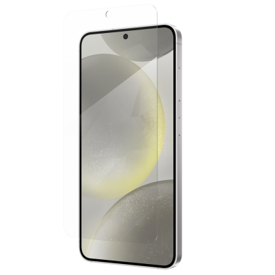 ZAGG InvisibleShield Glass Elite Tempered Glass Galaxy S24 Screen Protector - Clear - Front View