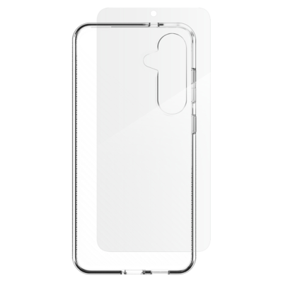 ZAGG Luxe Galaxy S25+ Case & Screen Protector Bundle - Clear - Back View