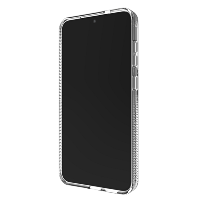 ZAGG Luxe Galaxy S25+ Case & Screen Protector Bundle - Clear - Side View