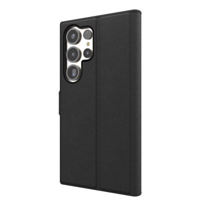ZAGG Defence Folio Galaxy S25 Ultra Case - Black - Side View