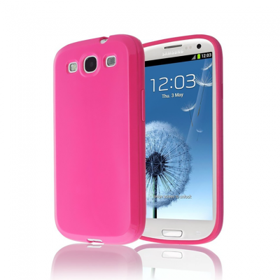 KOLAY Glow Galaxy S3 i9300 Case - Hot Pink