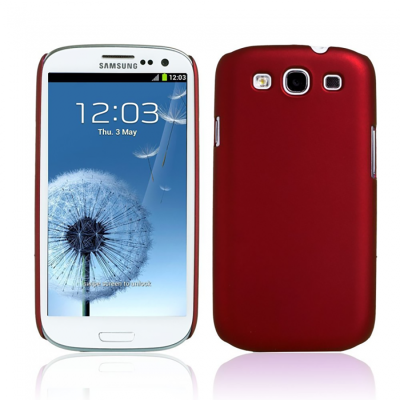 KOLAY Metallic Galaxy S3 i9300 Case - Red