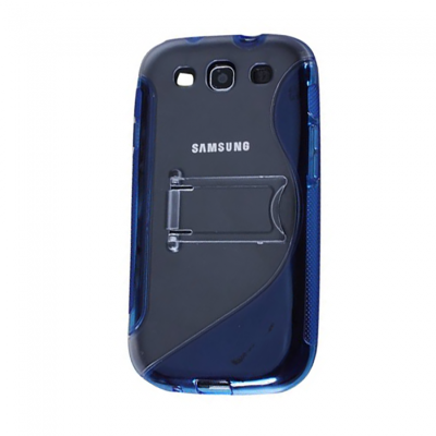 KOLAY S-Line Stand Galaxy S3 i9300 Case - Blue