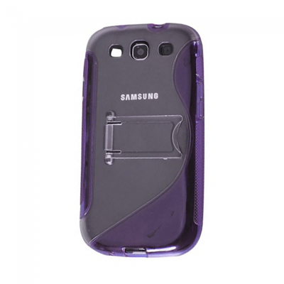 KOLAY S-Line Stand Galaxy S3 i9300 Case - Purple