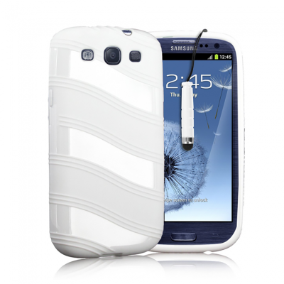 KOLAY Twist Galaxy S3 i9300 Case - White