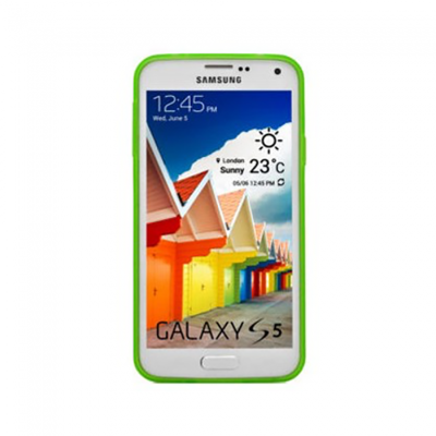 Ryse Luminous Galaxy S5 Case - Green - Front View