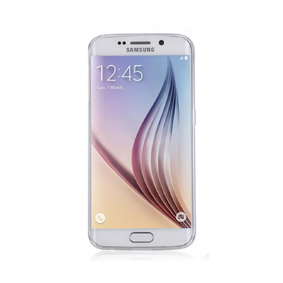 Ryse Frosted Back S6 Edge Frosted Back Case - White - Front View
