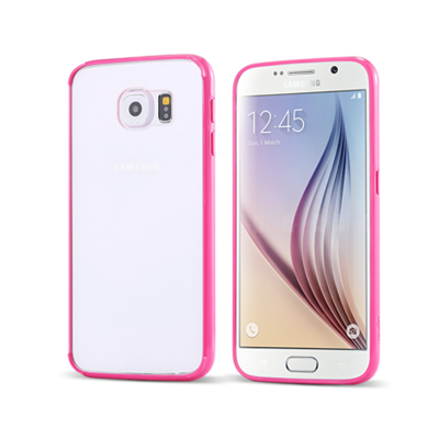 Ryse Frosted Back Galaxy S6 Case - Hot Pink
