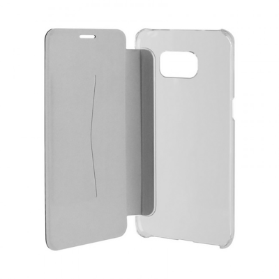 XQISIT Adour Flap Galazy S7 Adour Flap Cover - Black - Open View