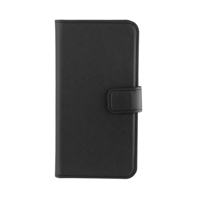 XQISIT Viskan Wallet Galaxy S7 EDGE Case - Black