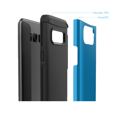 Shieldon Sunrise Galaxy S8 Case - Blue - Side View