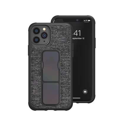 Adidas Grip iPhone 11 Pro Case - Black - Back View