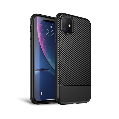 Ryse Carbon Fibre Effect iPhone 11 Case - Black