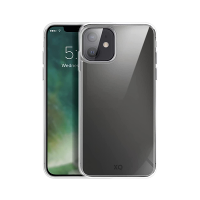 XQISIT Phantom Glass iPhone 12 Mini Case - Clear