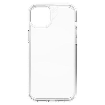 ZAGG Crystal Palace iPhone 15 Plus / 14 Plus Case - Clear - Back View