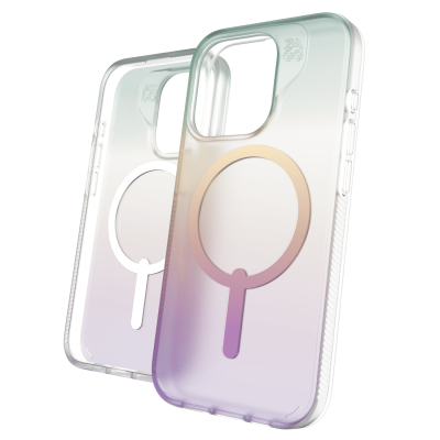 ZAGG Milan Snap iPhone 15 Pro Case - Iridescent - Front View