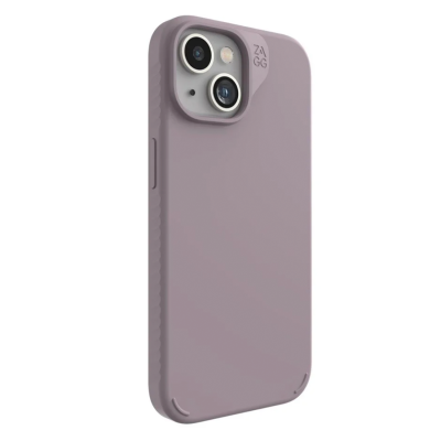ZAGG Manhattan Snap iPhone 15 / 14 / 13 Case - Lavender - Side View