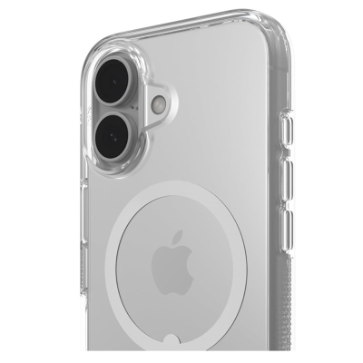 ZAGG Crystal Palace Snap iPhone 16 Plus Case - Clear - Side View