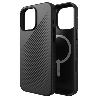 ZAGG Luxe Snap iPhone 16 Plro Max Case - Black - Side View