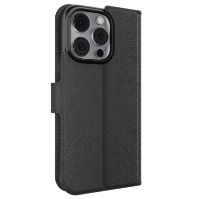ZAGG Defence Folio iPhone 16 Pro Case - Black - Side View
