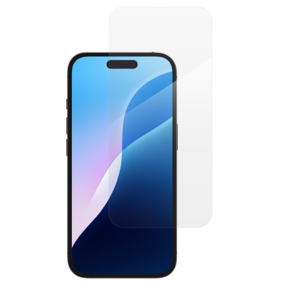 ZAGG InvisibleShield Glass Elite iPhone 16 Plus / 15 Plus Screen Protector - Clear - Side View