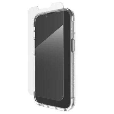 ZAGG Luxe iPhone 16e / 14 / 13 Case & Screen Protector Bundle - Clear