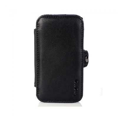 Knomo Leather iPhone 4 / 4S Case - Black 