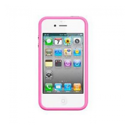 Ryse Bumper iPhone 4 Case - Pink - Front View