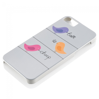 Gear4 Talk is Cheap iPhone 5 / 5S / SE Case - Grey - Side View