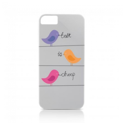 Gear4 Talk is Cheap iPhone SE (2016) / 5S / 5 Case - Grey 