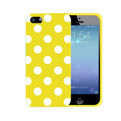 Ryse Polka Dot iPhone 5 / 5S / SE Case - Yellow