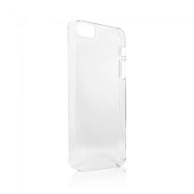 XQISIT iPlate Glossy iPhone 5 / 5S / SE Case - Clear - Back View