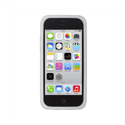 Case-It Silicone iPhone 5c Case - Clear - Front View