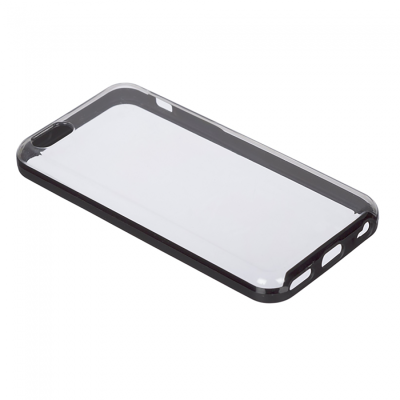 Case-It Reveal  iPhone 5c Case - Black and Clear - Back View