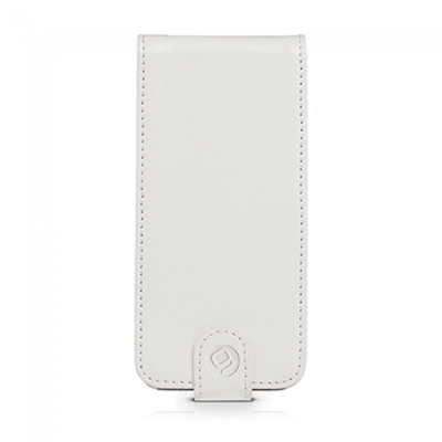 Gear4 Leather Flip iPhone 5 / 5S / SE Case - White 