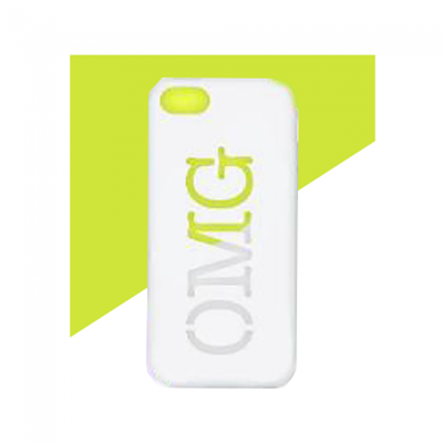 Jivo OMG Stencil iPhone 5c Case - White