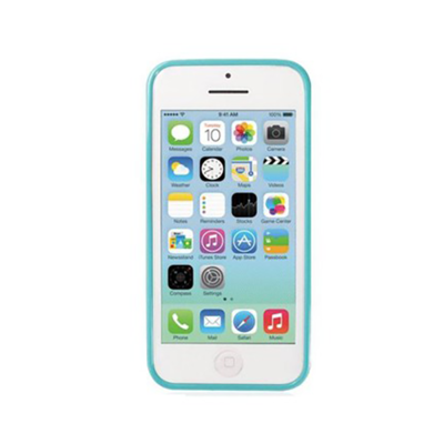Ryse Frosted Back iPhone 5c Case - Turquoise - Front View