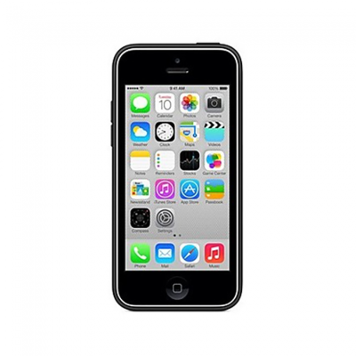 Official Apple iPhone 5c Case - Black - Front View