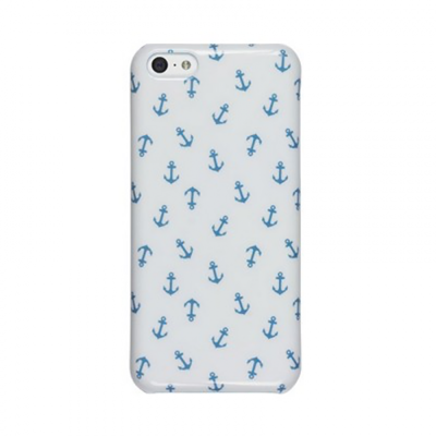 Trendz Anchor iPhone 5c Case - White and Blue