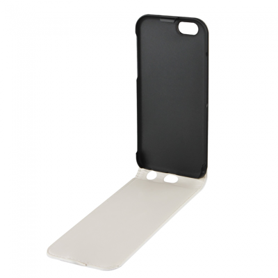 XQISIT FlipCover iPhone 6 / 6S Case - White - Open View