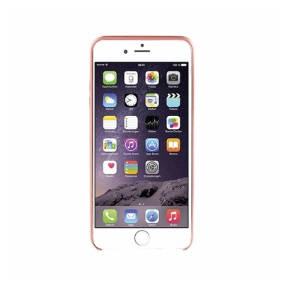 XQISIT iPlate Gimone iPhone 8 Plus / 7 Plus Case - Rose Gold - Front View