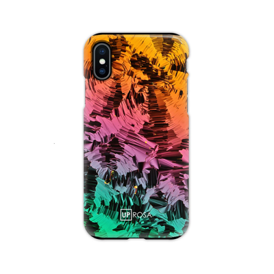 UPROSA Tough Line iPhone XS / X Case - Liquid Crystals
