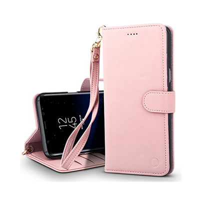 Belk Elegant Concise Book Galaxy Note 8 Case - Pink