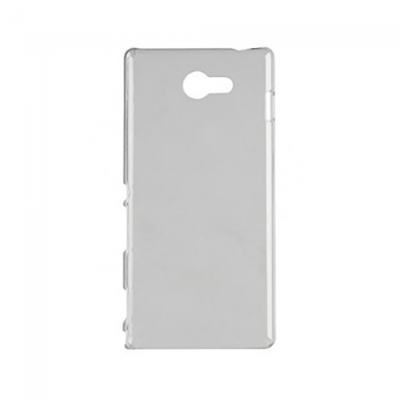 XQISIT iPlate Glossy Xperia M2 Case - Clear