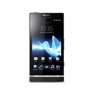 Case-Mate Barely There Xperia S Case - Black - Front View